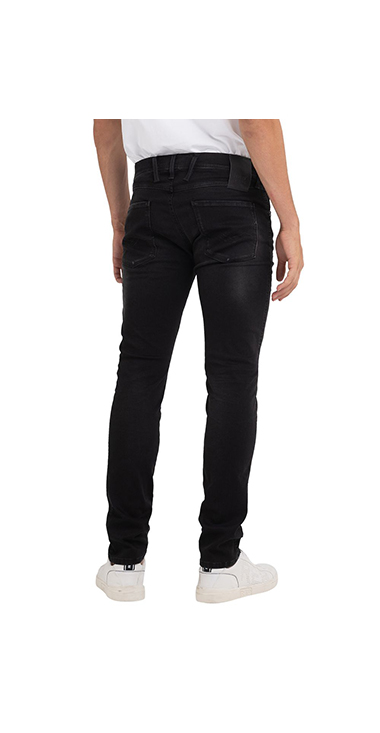X-LITE ANBASS 10oz ハイパーフレックスストレッチ ブラックデニム 詳細画像